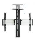 TooQ FS1870M-B soporte para pantalla de señalización 94 cm (37") Negro, Plata