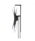 TooQ FS1870M-B soporte para pantalla de señalización 94 cm (37") Negro, Plata