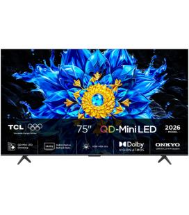 TCL P8L 75P8L Televisor 190,5 cm (75") 4K Ultra HD Smart TV Wifi Negro 450 cd / m²