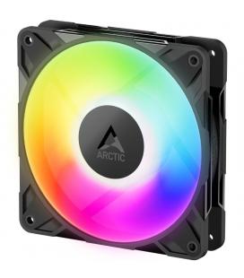 Ventilador arctic p12 pro a-rgb ln/ 12cm/ negro