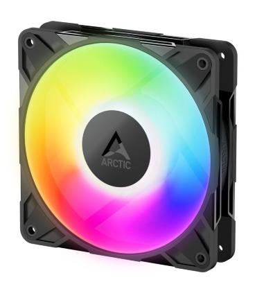 Ventilador arctic p12 pro a-rgb ln/ 12cm/ negro
