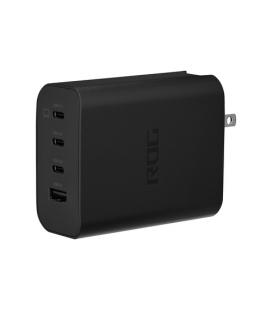 ASUS ROG Cargador GaN USB-C 140W 3 Puertos Carga Rápida PPS Quick Charge Negro