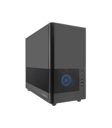 Caja ordenador coolbox mp2 frontal rejilla matx negro usb 3.2