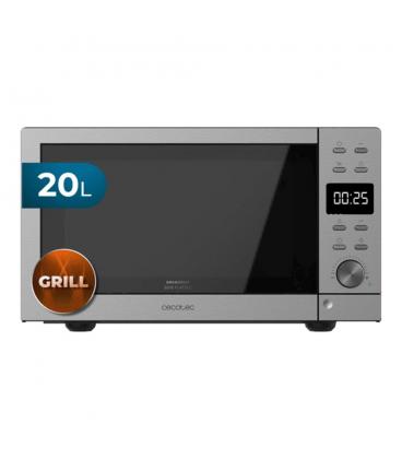 Microondas cecotec grandheat 2010 flatbed steel 700w grill 900w 20l