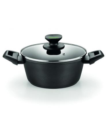 Cacerola alta monix green m480320/ ø20cm/ aluminio forjado/ apta para inducción