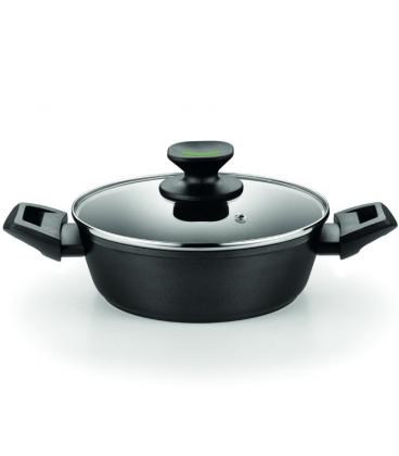 Cacerola baja monix green m480528/ ø28cm/ aluminio forjado/ apta para inducción