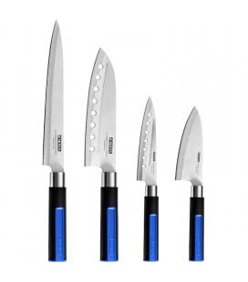 Pack 6 piezas monix solid+ m355003/ 4 cuchillos santoku/ 1 tijeras solid pro/ 1 tacoma organizadora