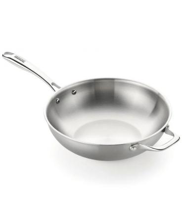 Sartén monix wok planet inox m212028/ ø28cm/ aluminio fundido/ apta para inducción