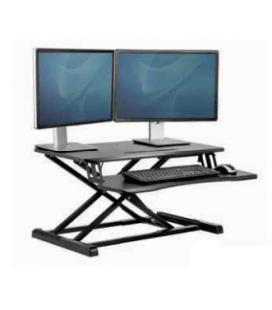 Soporte de sobremesa elevable fellowes sit-stand lotus corsivo/ hasta 15kg/ negro