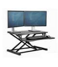 Soporte de sobremesa elevable fellowes sit-stand lotus corsivo/ hasta 15kg/ negro
