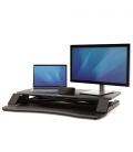 Soporte de sobremesa elevable fellowes sit-stand lotus corsivo/ hasta 15kg/ negro