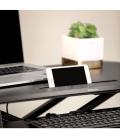 Soporte de sobremesa elevable fellowes sit-stand lotus corsivo/ hasta 15kg/ negro
