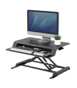 Soporte de sobremesa elevable fellowes sit-stand lotus lt/ hasta 17kg/ negro