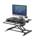 Soporte de sobremesa elevable fellowes sit-stand lotus lt/ hasta 17kg/ negro