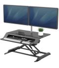 Soporte de sobremesa elevable fellowes sit-stand lotus lt/ hasta 17kg/ negro