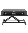 Soporte de sobremesa elevable fellowes sit-stand lotus lt/ hasta 17kg/ negro