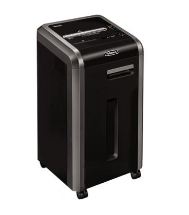 Destructora fellowes 225mi/ corte en micropartículas de 2 x 12mm/ negra