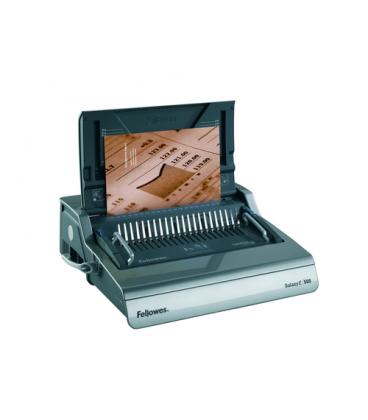 Encuadernadora de canutillo fellowes galaxy-e/ plata