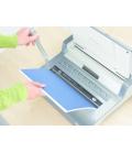 Encuadernadora de canutillo fellowes quasar wire/ plata