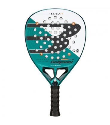 Pala de pádel bullpadel hack 04 2025 (paquito navarro)/ verde y blanca