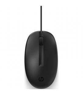 Ratón hp 125/ hasta 1200 dpi/ negro/ formato bulk