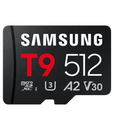 Tarjeta de memoria samsung p9 512gb microsd xc/ clase 10/ 200mbs