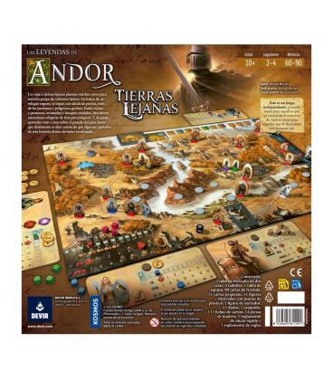 Juego de mesa las leyendas de andor: tierras lejanas