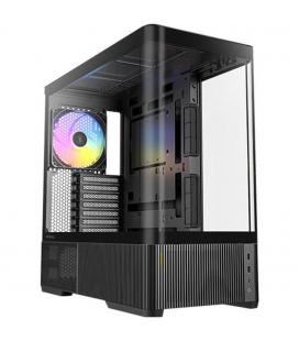 Caja ordenador gaming antec c6 curve atx argb cristal templado negra