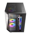 Caja ordenador gaming antec cx m2 argb matx cristal templado negra