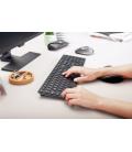 CHERRY KW 9100 SLIM teclado Universal RF Wireless + Bluetooth QWERTY Español Negro