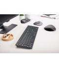 CHERRY KW 9100 SLIM teclado Universal RF Wireless + Bluetooth QWERTY Español Negro