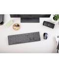 CHERRY KW 9100 SLIM teclado Universal RF Wireless + Bluetooth QWERTY Español Negro