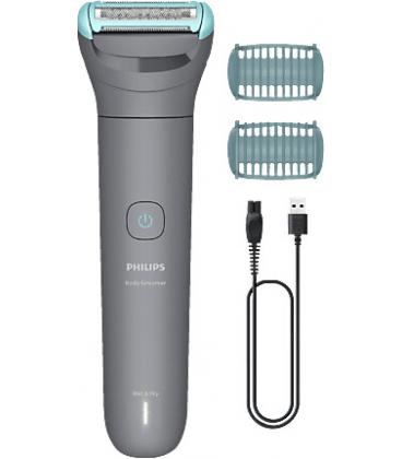 Cortabarbas philips beardtrimmer series 3000 bg3480/15/ con batería/ 2 accesorios
