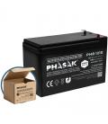 Batería phasak phb 1210 compatible con sai/ups phasak según especificaciones