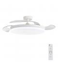 3nod - ventilador de techo con luz led concept ova motor dc 6 velocidades control remoto.