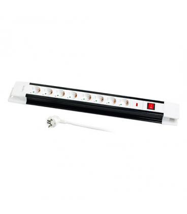REGLETA 8 TOMAS CON INTERRUPTOR 3M LOGILINK BLANCO - Imagen 1