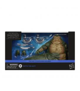 Figura hasbro star wars the black series the mandalorian and grogu rotta the hutt