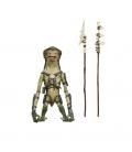 Figura hasbro star wars the mandalorian and grogu amani guard
