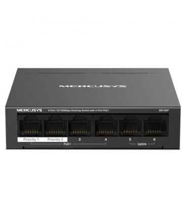 Switch mercusys ms106p 6 puertos