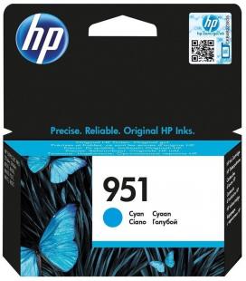 HP Cartucho de tinta original 951 cian
