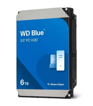 Disco duro western digital wd blue pc desktop 6tb/ 3.5'/ sata iii/ 256mb
