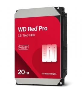Disco duro western digital wd red pro nas 20tb/ 3.5'/ sata iii/ 512mb
