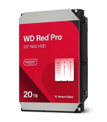 Disco duro western digital wd red pro nas 20tb/ 3.5'/ sata iii/ 512mb