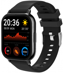 SMARTWATCH DENVER BLUETOOTH CON FRECUENCIA CARDIACA Y PRESION ARTERIAL NEGRO