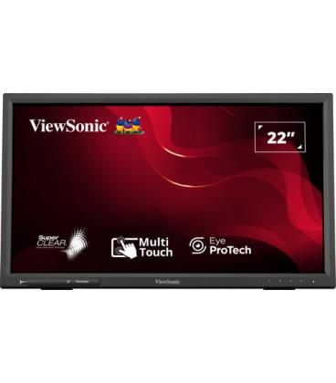 Viewsonic TD2223-2 pantalla para PC 55,9 cm (22") 1920 x 1080 Pixeles Full HD LCD Pantalla táctil Negro