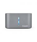 TooQ TQDS-805G base de conexión para disco duro USB 3.2 Gen 1 (3.1 Gen 1) Type-B Aluminio