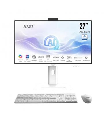 Ordenador all in one msi modern am273qp ai 1um - 406eu u5 - 125h - 16gb - ssd 512gb - 27 pulgadas - w11p