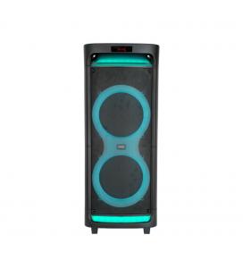 Altavoz phoenix bigboss xl 300w rms 2 microfonos inalambricos batería 9000mah bluetooth radio ecualizador rgb