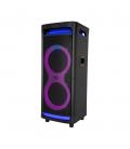Altavoz phoenix bigboss xl 300w rms 2 microfonos inalambricos batería 9000mah bluetooth radio ecualizador rgb