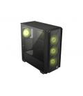 Caja ordenador gaming msi mag forge 330r airflow atx cristal templado negra